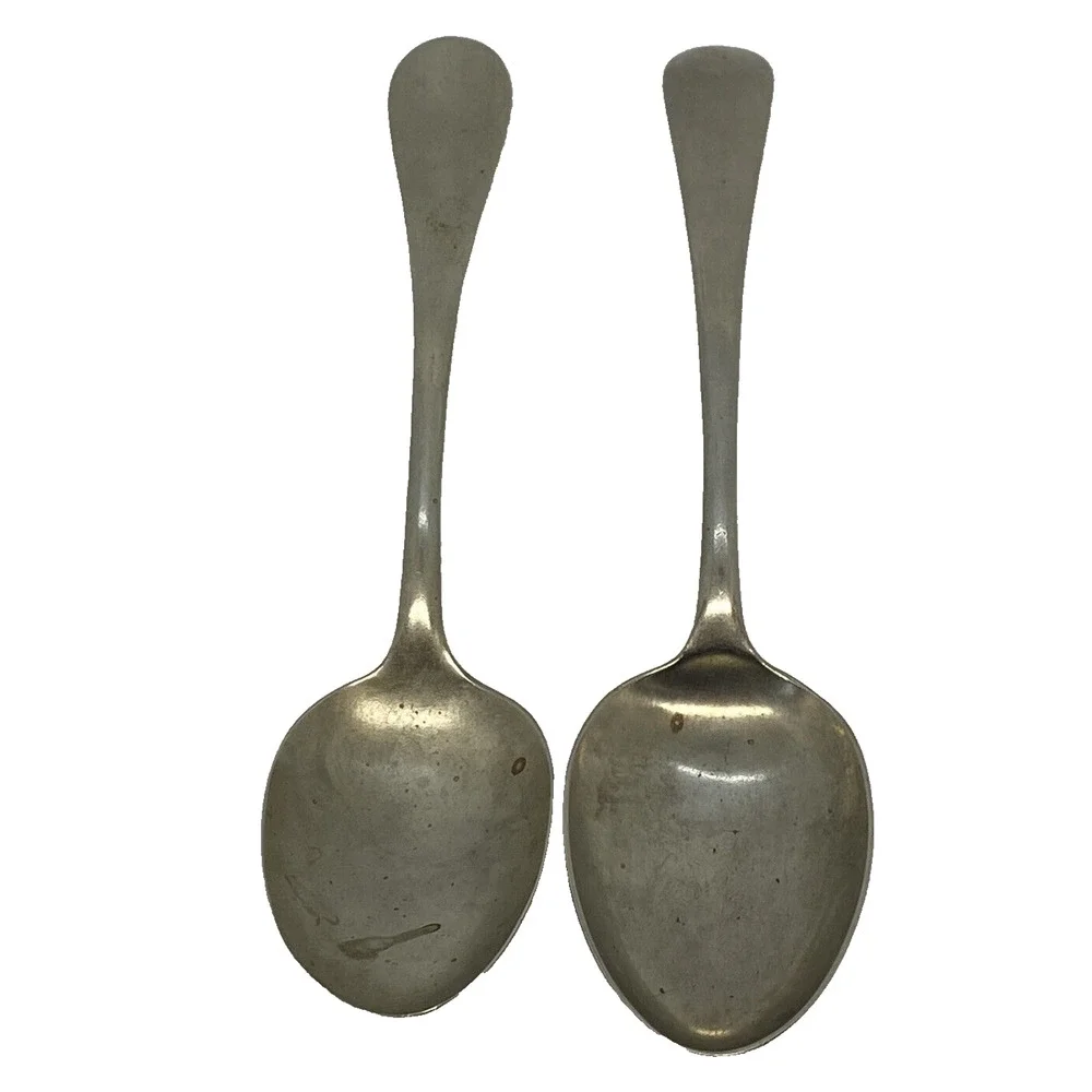 Early 20th Century Two Nickel Silver 7 1/8